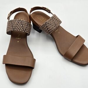 Italian Shoemakers | Brown Leather Italian Sandals Size 9